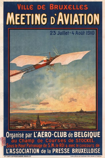 Meeting d'Aviation, 1910. Artist: Anonymous