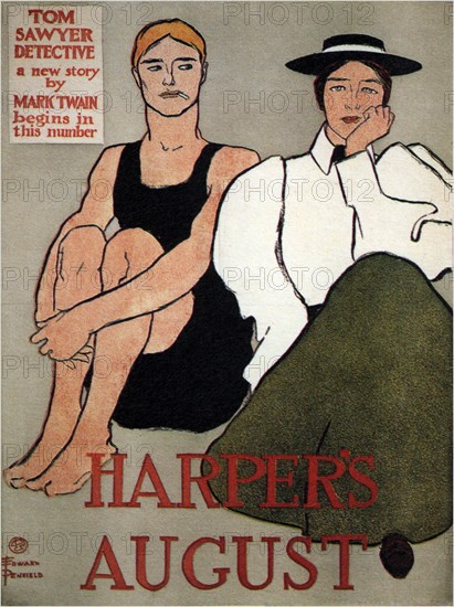 Harper's August, 1896. Artist: Penfield, Edward (1866-1925)