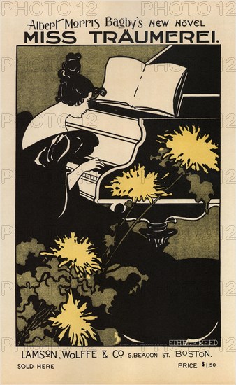 Miss Träumerei: A Weimar Idyl, 1895. Artist: Reed, Ethel (1874-1912)