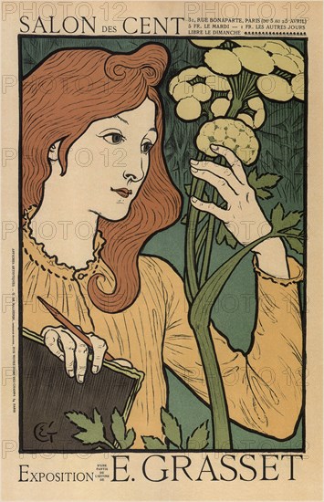 Salon des Cents, 1894. Artist: Grasset, Eugène (1841-1917)