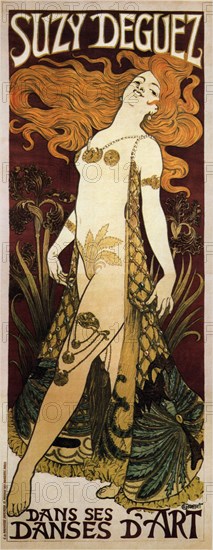 Suzy Deguez, 1905. Artist: Grasset, Eugène (1841-1917)