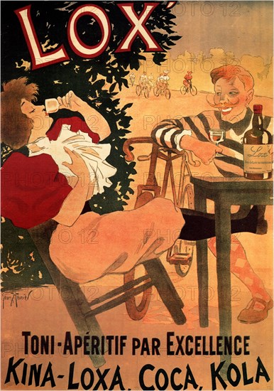 Lox Toni-Aperitif par Excellence. Kina-Loxa, Coca, Kola, 1895. Artist: Meunier, Henri Georges (1873-1922)