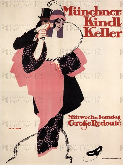 Munich Kindl Keller, 1913. Artist: Erdt, Hans Rudi (1883-1925)