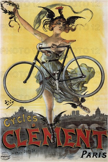 Cycles Clément, 1898. Artist: Paléologue (Paleologu), Jean de (1855-1942)