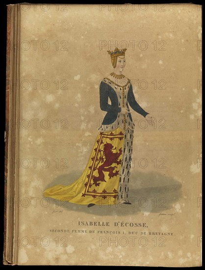 Isabella of Scotland, Duchess of Brittany, Late 18th cent.. Artist: Gatine, Georges Jacques (1773-1831)