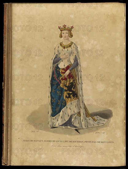 Mary of Avesnes (1280-1354), Late 18th cent.. Artist: Gatine, Georges Jacques (1773-1831)