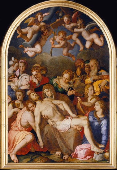 The Descent from the Cross, 1553. Artist: Bronzino, Agnolo (1503-1572)