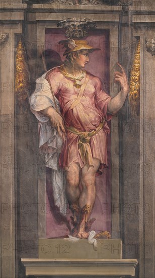 Mercury, 1556-1557. Artist: Gherardi, Cristofano (1508-1556)