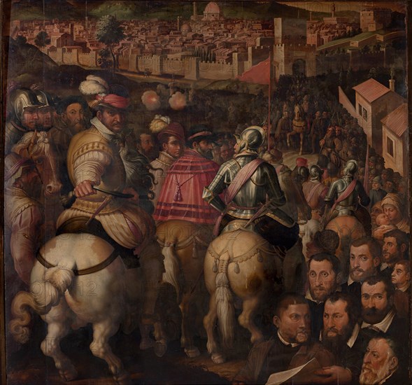 Triumph of the war against Siena, 1563-1565. Artist: Vasari, Giorgio (1511-1574)