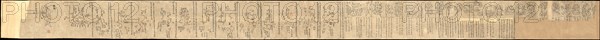 The Dunhuang Star map, ca 700. Artist: Anonymous master