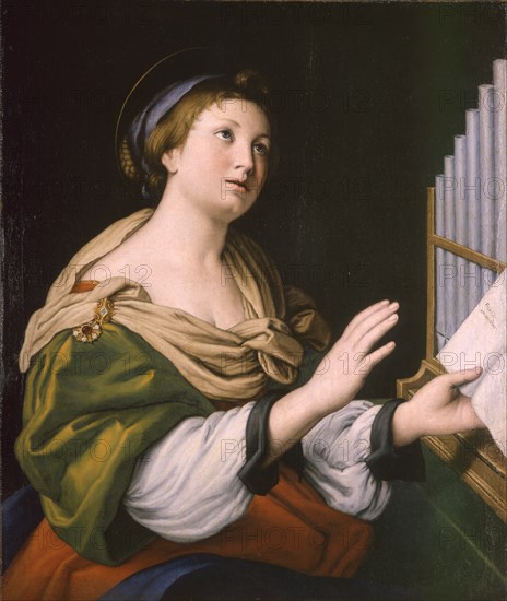 Saint Cecilia, Between 1640 and 1650. Artist: Sassoferrato (1609-1685)