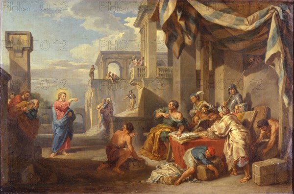 The Vocation of Saint Matthew, 1752. Artist: Panini, Giovanni Paolo (1691-1765)