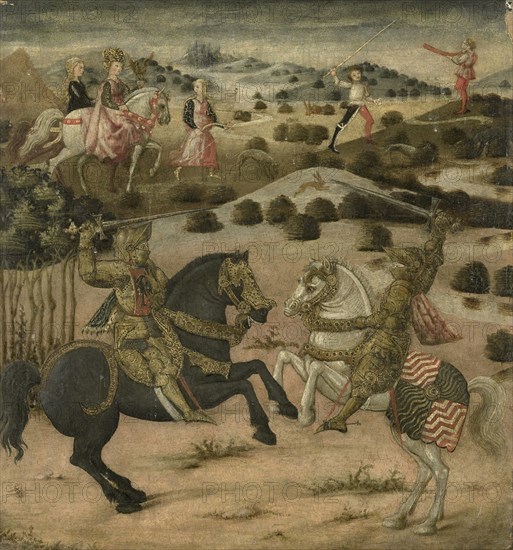 Knight Legend Scene, 1450-1475. Artist: Anonymous