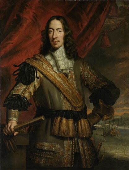 Portrait of Cornelis de Witt (1623-1672), Between 1667 and 1700. Artist: Baen, Jan de (1633-1702)