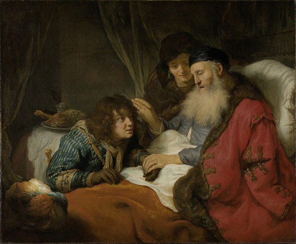 Isaac blessing Jacob, 1638. Artist: Flinck, Govaert (1615-1660)