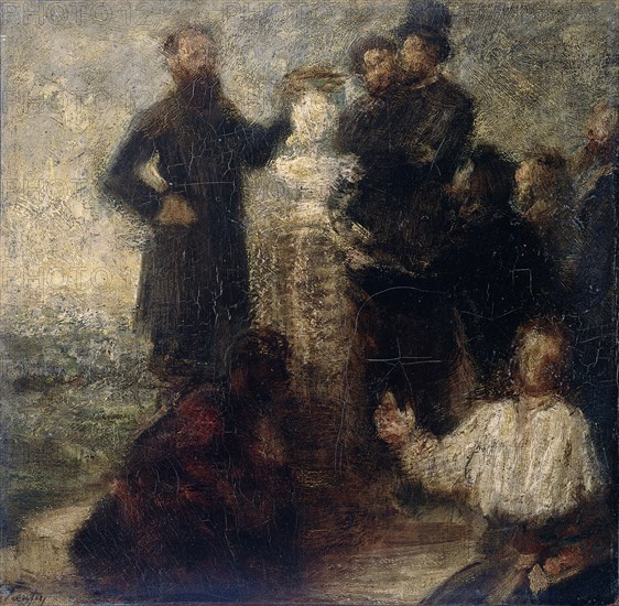 Hommage à Berlioz, c. 1900. Artist: Fantin-Latour, Henri (1836-1904)