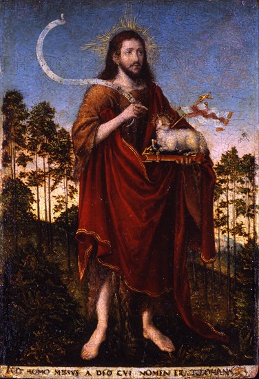 Saint John the Baptist, 1550-1552. Artist: Cranach, Lucas, the Elder (1472-1553)