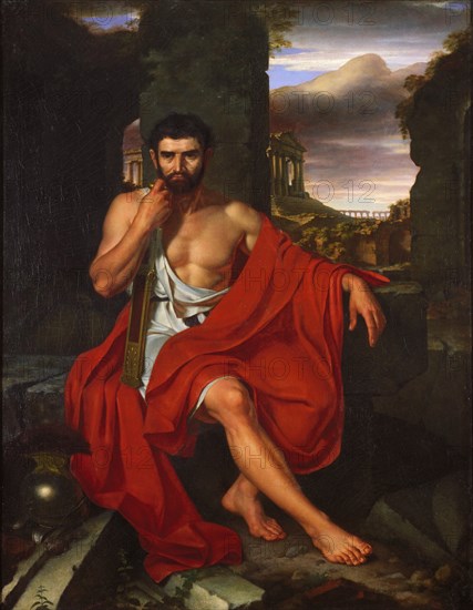 Gaius Marius Amid the Ruins of Carthage, 1807. Artist: Vanderlyn, John (1775-1852)