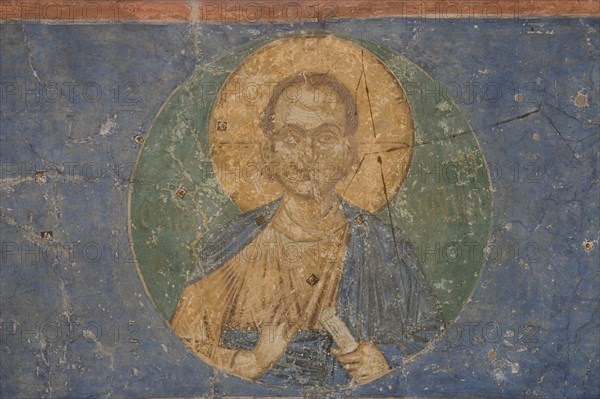 Christ Emmanuel, 12th century. Artist: Ancient Russian frescos