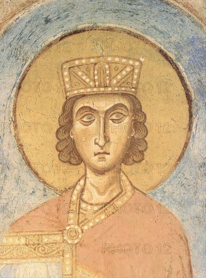 King Solomon, 12th century. Artist: Ancient Russian frescos