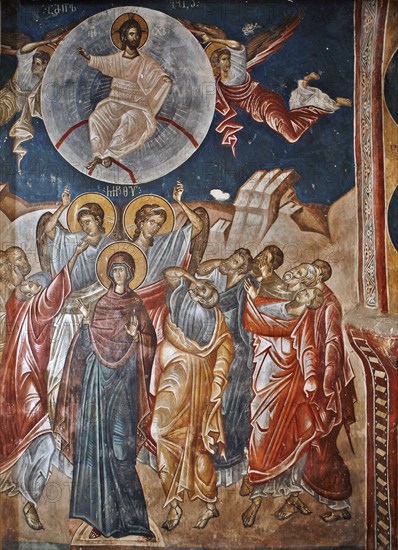 The Resurrection, 14th century. Artist: Master Gerasime (active 14th century)