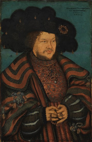 Portrait of Joachim I Nestor (1484-1535), Elector of Brandenburg, 1529. Artist: Cranach, Lucas, the Elder (1472-1553)