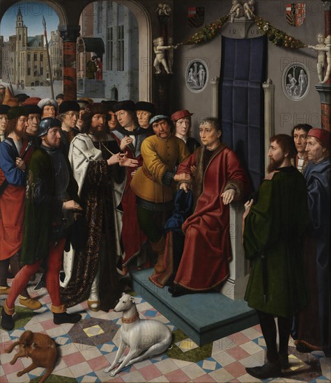 The Judgment of Cambyses (left panel), 1498. Artist: David, Gerard (ca. 1460-1523)