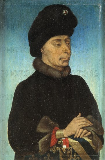 Portrait of John the Fearless, Duke of Burgundy, Mid of the 15th cen.. Artist: Netherlandish master