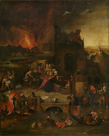 The Temptation of Saint Anthony, 16th century. Artist: Bosch, Hieronymus, (School)