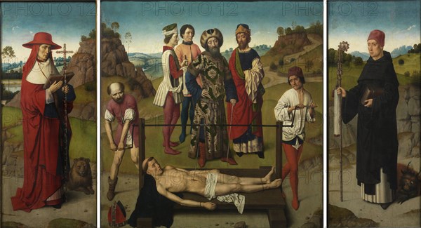 Martyrdom of Saint Erasmus (Triptych), 1458. Artist: Bouts, Dirk (1410/20-1475)