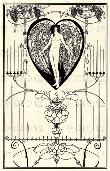 Illustration for The Mirror of Love by Marc-André Raffalovich, 1895. Artist: Beardsley, Aubrey (1872?1898)
