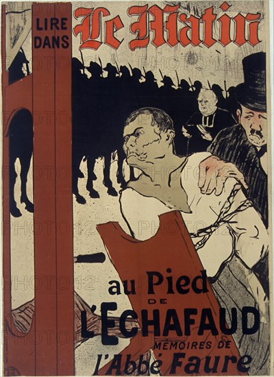 Le Matin: At the Foot of the Scaffold, 1893. Artist: Toulouse-Lautrec, Henri, de (1864-1901)