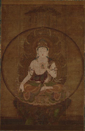 The Bodhisattva Akasagarbha (Kokuzo Bosatsu), 12th century. Artist: Anonymous