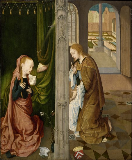 The Annunciation, ca. 1470-1480. Artist: Master of the Virgo inter Virgines (active End of 15th cen.)