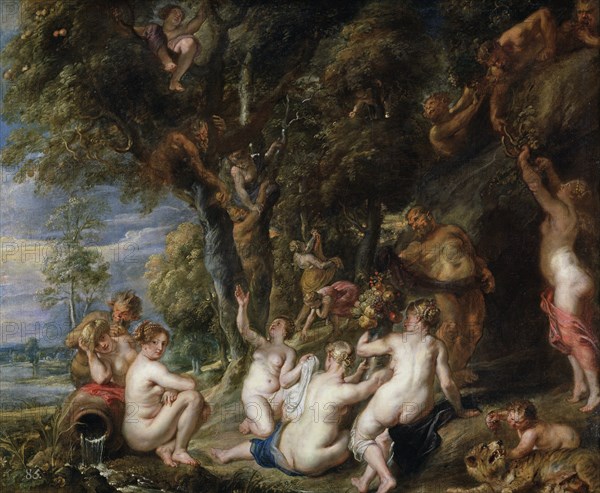 Nymphs and Satyrs, c. 1615. Artist: Rubens, Pieter Paul (1577-1640)