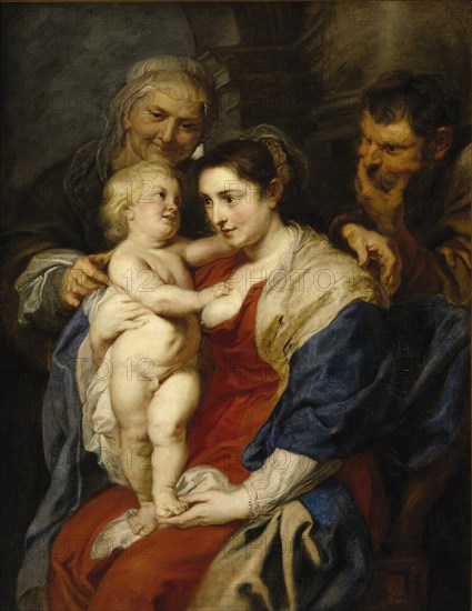 The Holy Family with Saint Anne, 1626-1630. Artist: Rubens, Pieter Paul (1577-1640)