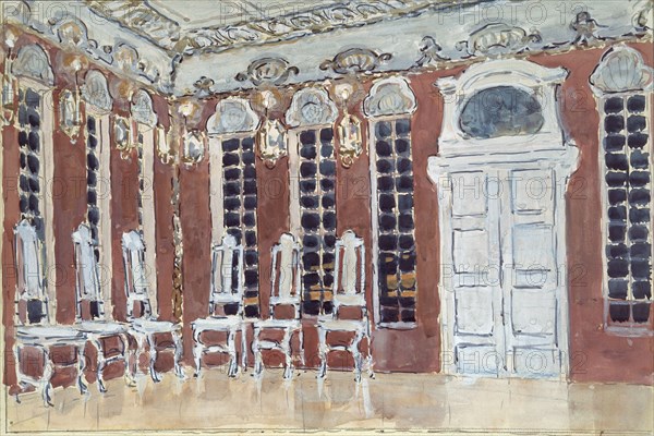 Stage design for the opera The Ice House by A. Koreshchenko, 1900. Artist: Golovin, Alexander Yakovlevich (1863-1930)