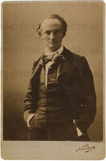 Charles Baudelaire (1821-1867) Artist: Nadar, Félix (1820-1910)