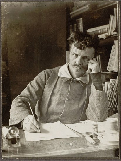 Self-Portrait Artist: Strindberg, August (1849-1912)