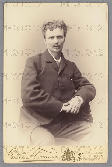 August Strindberg Artist: Florman, Gösta (1831-1900)