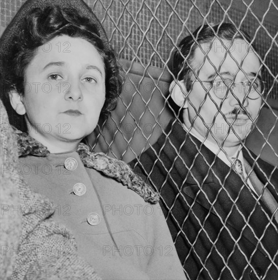 Ethel and Julius Rosenberg Artist: Anonymous