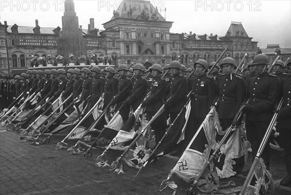 The Moscow Victory Parade, June 24, 1945 Artist: Anonymous