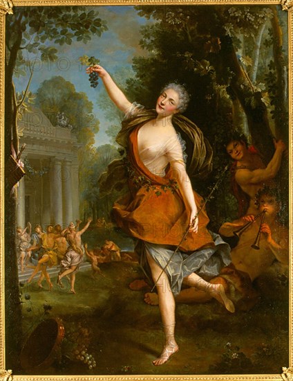 Françoise Prévost as Philomèle in the opera by Louis Lacoste. Artist: Raoux, Jean (1677-1734)