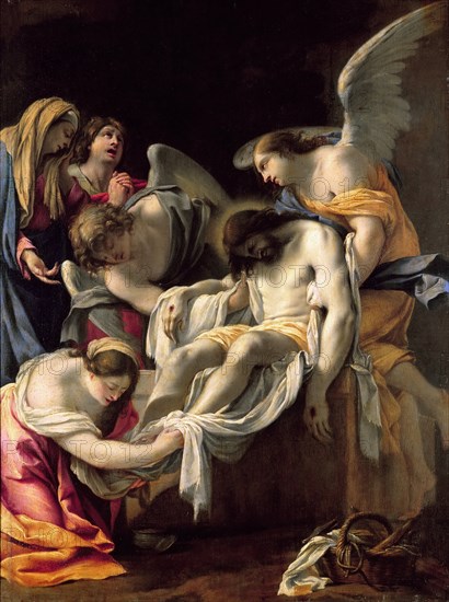 The Entombment of Christ. Artist: Vouet, Simon (1590-1649)