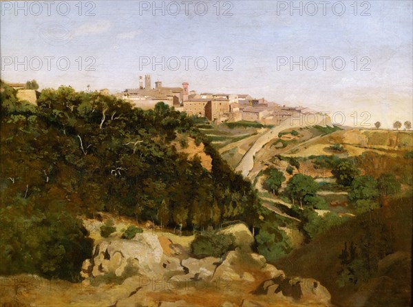 Volterra. Artist: Corot, Jean-Baptiste Camille (1796-1875)