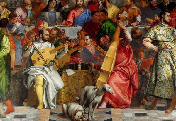 The Wedding Feast at Cana (Detail). Artist: Veronese, Paolo (1528-1588)