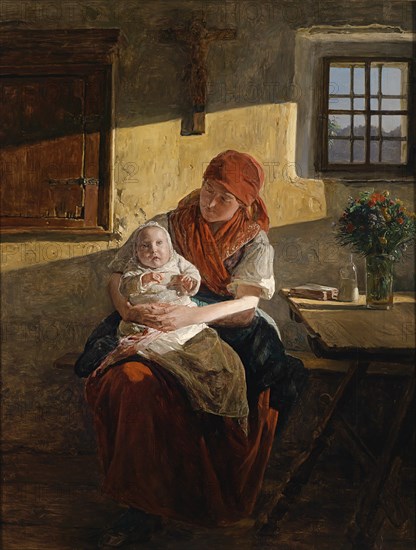 Sunday Rest. Artist: Waldmüller, Ferdinand Georg (1793-1865)