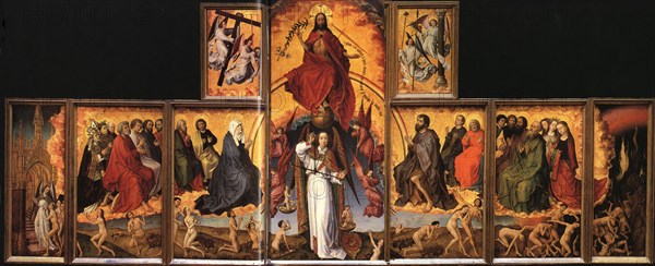 The Last Judgment. Artist: Weyden, Rogier, van der (ca. 1399-1464)