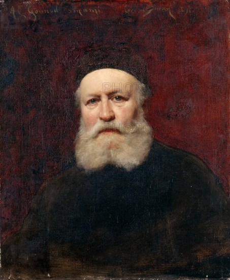 Portrait of the composer Charles Gounod (1818-1893). Artist: Carolus-Duran, Charles Émile Auguste (1837-1917)