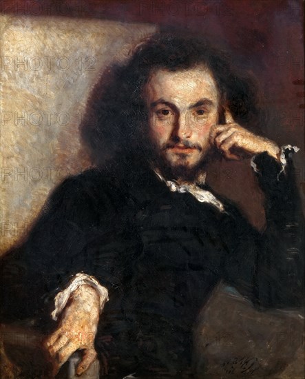 Charles Baudelaire (1821-1867). Artist: Deroy, Émile (1820-1846)